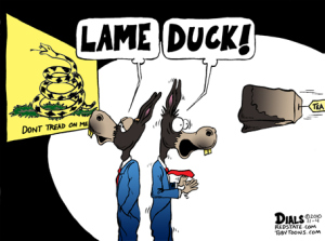 Lame duck, indeed.