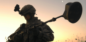 PFC Jones with Mine-Detector.  Want to talk about fear?