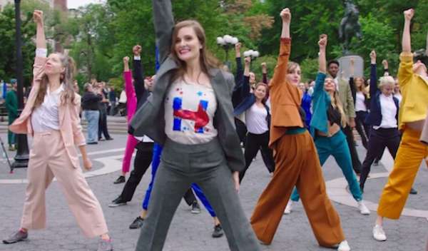 hillary-clinton-pantsuit-power-activists-flashmob-to-justin-timberlake-song-in-nyc