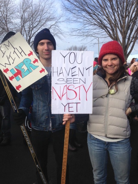 protest-signs-womens-march-portland-me